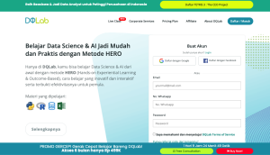 Website Marketing (Landing Page) DQLab